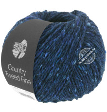 Lana Grossa Country Tweed Fine 114 Тёмно-синий