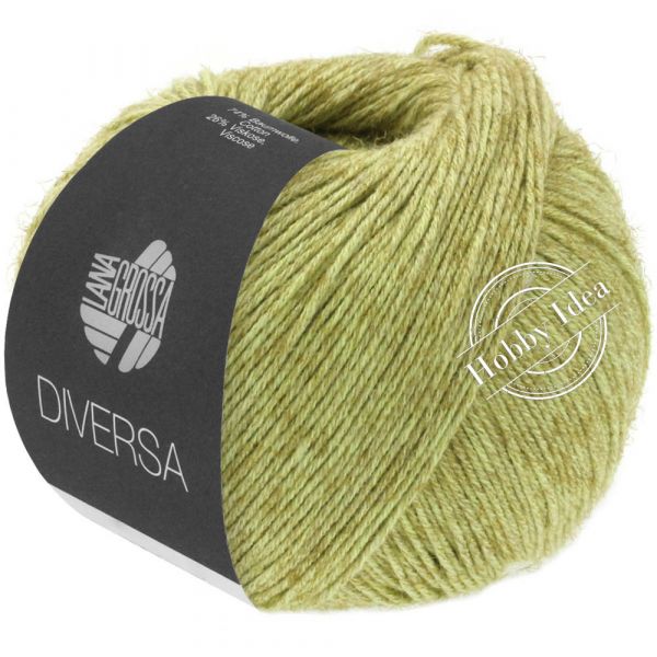 Lana Grossa Diversa 011 Жёлто-зелёный из категории Lana Grossa Diversa