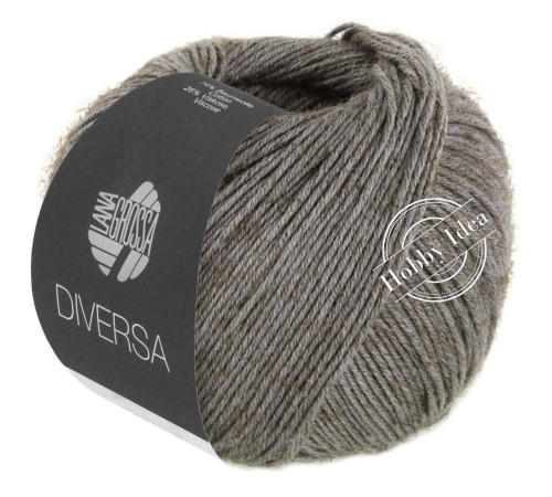 Lana Grossa Diversa 015 Тёплый серый