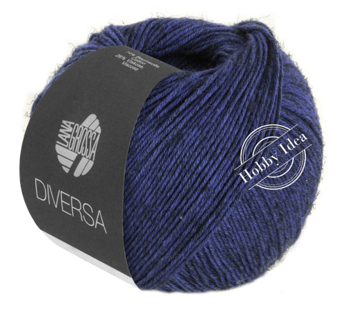 Lana Grossa Diversa 017 Синие чернила