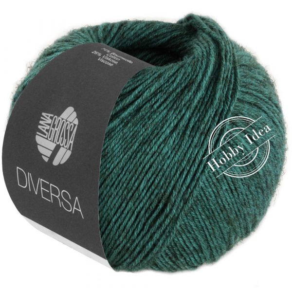 Lana Grossa Diversa 018 Тёмно-зелёный из категории Lana Grossa Diversa
