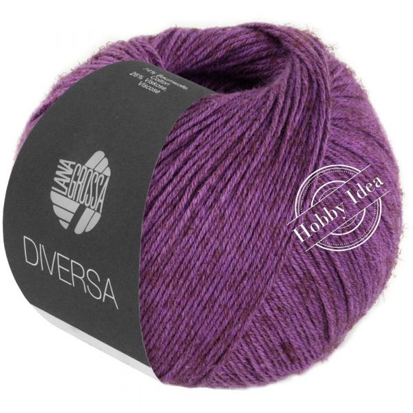 Lana Grossa Diversa 020 Сливовый из категории Lana Grossa Diversa