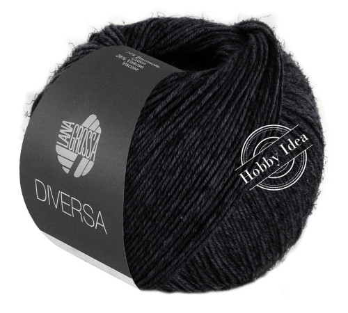 Lana Grossa Diversa 029 Чёрный