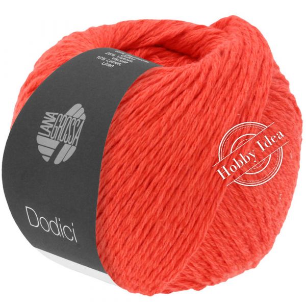 Lana Grossa Dodici 05 Оранжево-красный из категории Lana Grossa Dodici