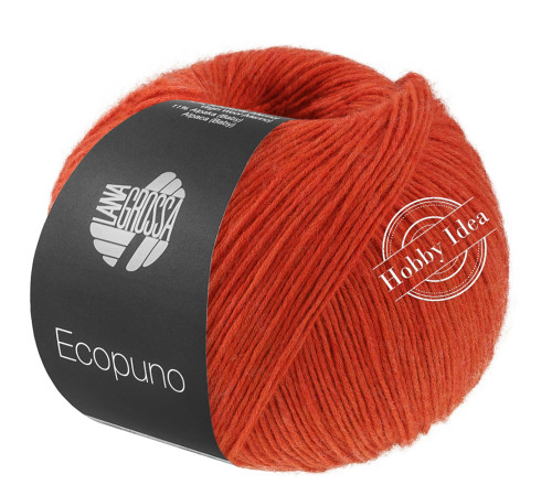 Lana Grossa Ecopuno 230 Кирпично-красный