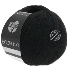 Lana Grossa Ecopuno 016 Чёрный