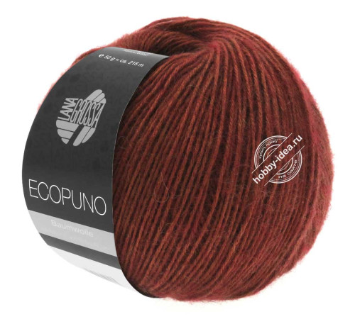 Lana Grossa Ecopuno 031 Красно-коричневый