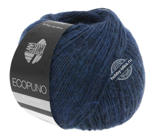 Lana Grossa Ecopuno 043 Тёмно-синий