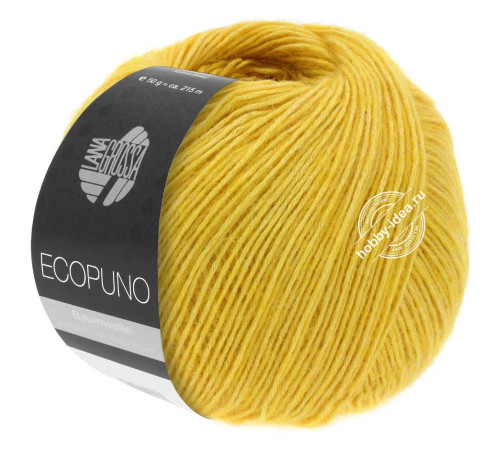 Lana Grossa Ecopuno 052 Приглушённый жёлтый