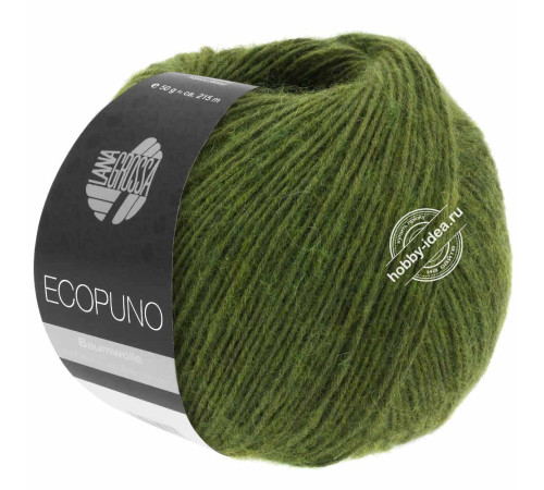 Lana Grossa Ecopuno 054 Темно-оливковый