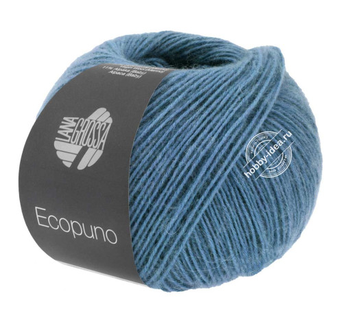 Lana Grossa Ecopuno 076 Тёмно-синий