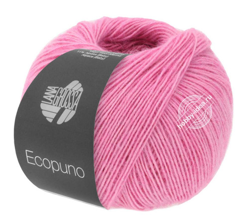 Lana Grossa Ecopuno 082 Розовая герань