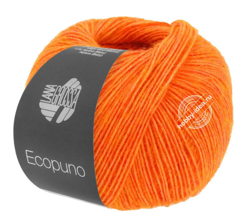 Lana Grossa Ecopuno 089 Ярко-оранжевый