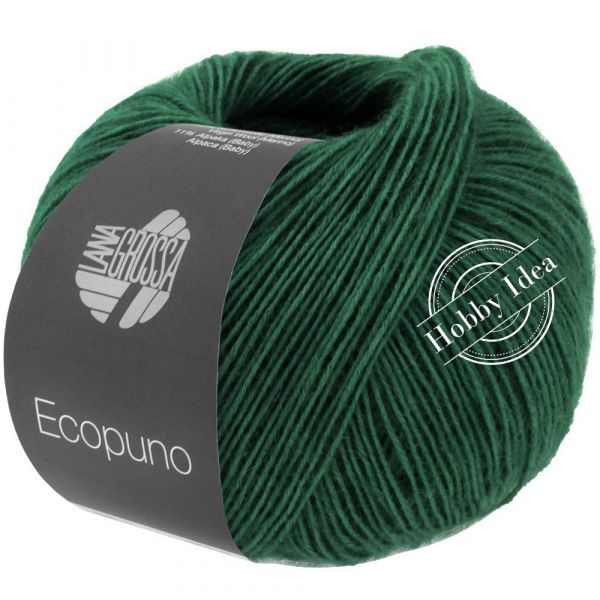 Lana Grossa Ecopuno 210 Насыщенный зелёный из категории Lana Grossa Ecopuno