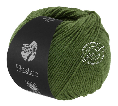 Lana Grossa Elastico 192 Натуральный зелёный