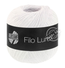 Lana Grossa Filo Lurex 01 Белый
