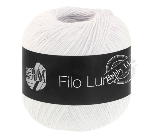Lana Grossa Filo Lurex 01 Белый