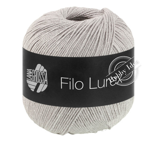 Lana Grossa Filo Lurex 14 Светло-серый