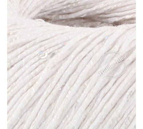 Lana Grossa Filo Paillettes 01 Белый