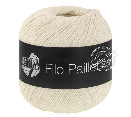 Lana Grossa Filo Paillettes 02 Крем