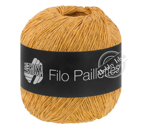 Lana Grossa Filo Paillettes 04 Тёмно-жёлтый