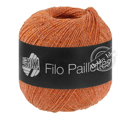 Lana Grossa Filo Paillettes 05 Оранжевый