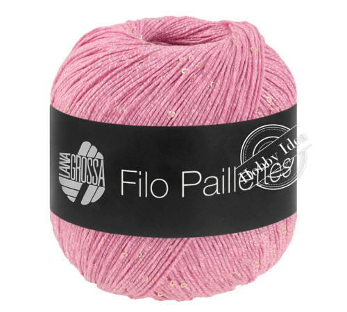 Lana Grossa Filo Paillettes 07 Розовый