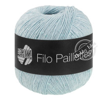 Lana Grossa Filo Paillettes 09 Зеленовато-голубой