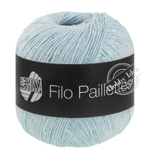 Lana Grossa Filo Paillettes 09 Зеленовато-голубой