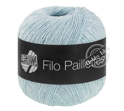 Lana Grossa Filo Paillettes 09 Зеленовато-голубой