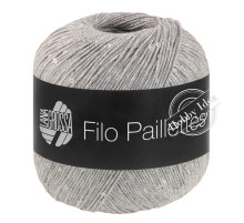 Lana Grossa Filo Paillettes 14 Светло-серый