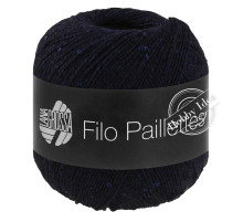 Lana Grossa Filo Paillettes 15 Тёмно-синий