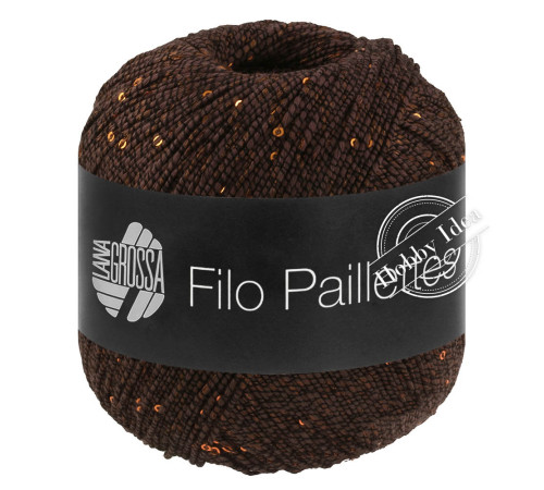Lana Grossa Filo Paillettes 16 Кофе мокко