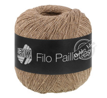 Lana Grossa Filo Paillettes 17 Легко коричневый