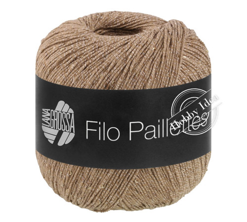 Lana Grossa Filo Paillettes 17 Легко коричневый