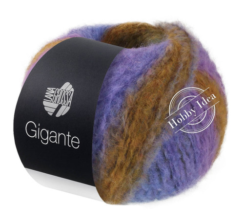 Lana Grossa Gigante 14 Рыже-фиолетовый