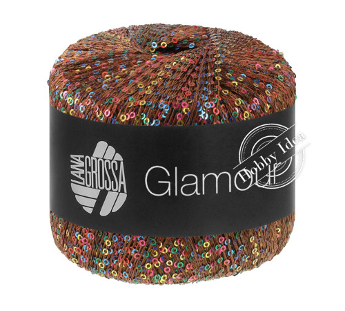 Lana Grossa Glamour 103 Красно-коричневый