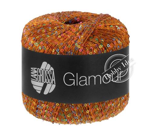 Lana Grossa Glamour 104 Оранжево-коричневый