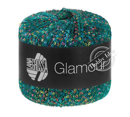 Lana Grossa Glamour 108 Молочно-зелёный