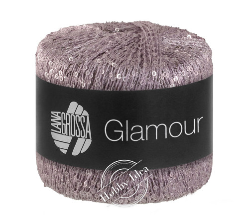 Lana Grossa Glamour 02 Пыльный лиловый