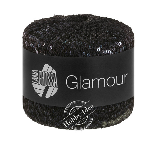 Lana Grossa Glamour 06 Чёрный