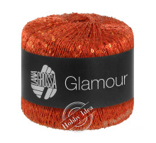 Lana Grossa Glamour 07 Красно-оранжевый