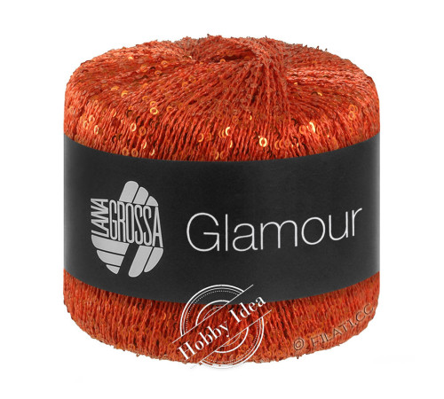 Lana Grossa Glamour 07 Красно-оранжевый