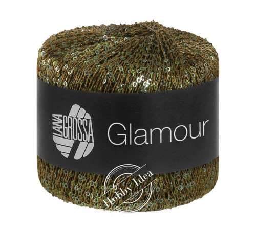 Lana Grossa Glamour 17 Тёмно-оливковый