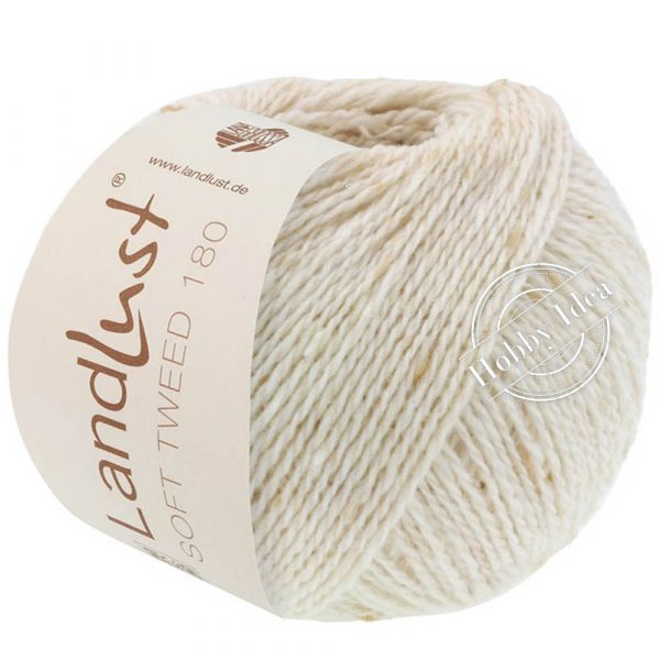 Lana Grossa Landlust Soft Tweed 180 101 Натуральный белый из категории Lana Grossa Landlust Soft Tweed 180