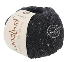 Lana Grossa Landlust Soft Tweed 180 106 Чёрный