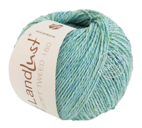 Lana Grossa Landlust Soft Tweed 180 120 Светлая бирюза