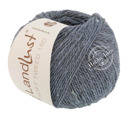 Lana Grossa Landlust Soft Tweed 180 121 Серый джинс