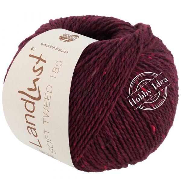 Lana Grossa Landlust Soft Tweed 180 123 Бургунди из категории Lana Grossa Landlust Soft Tweed 180