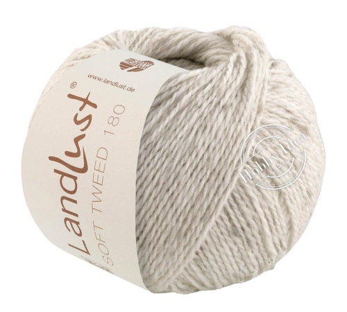 Lana Grossa Landlust Soft Tweed 180 125 Серо-бежевый